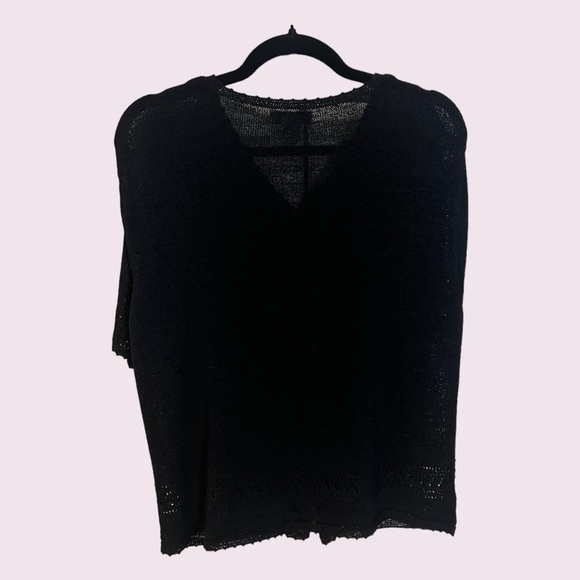 A Northern Traditions Black Cardigan in size large - Picture 5 of 6